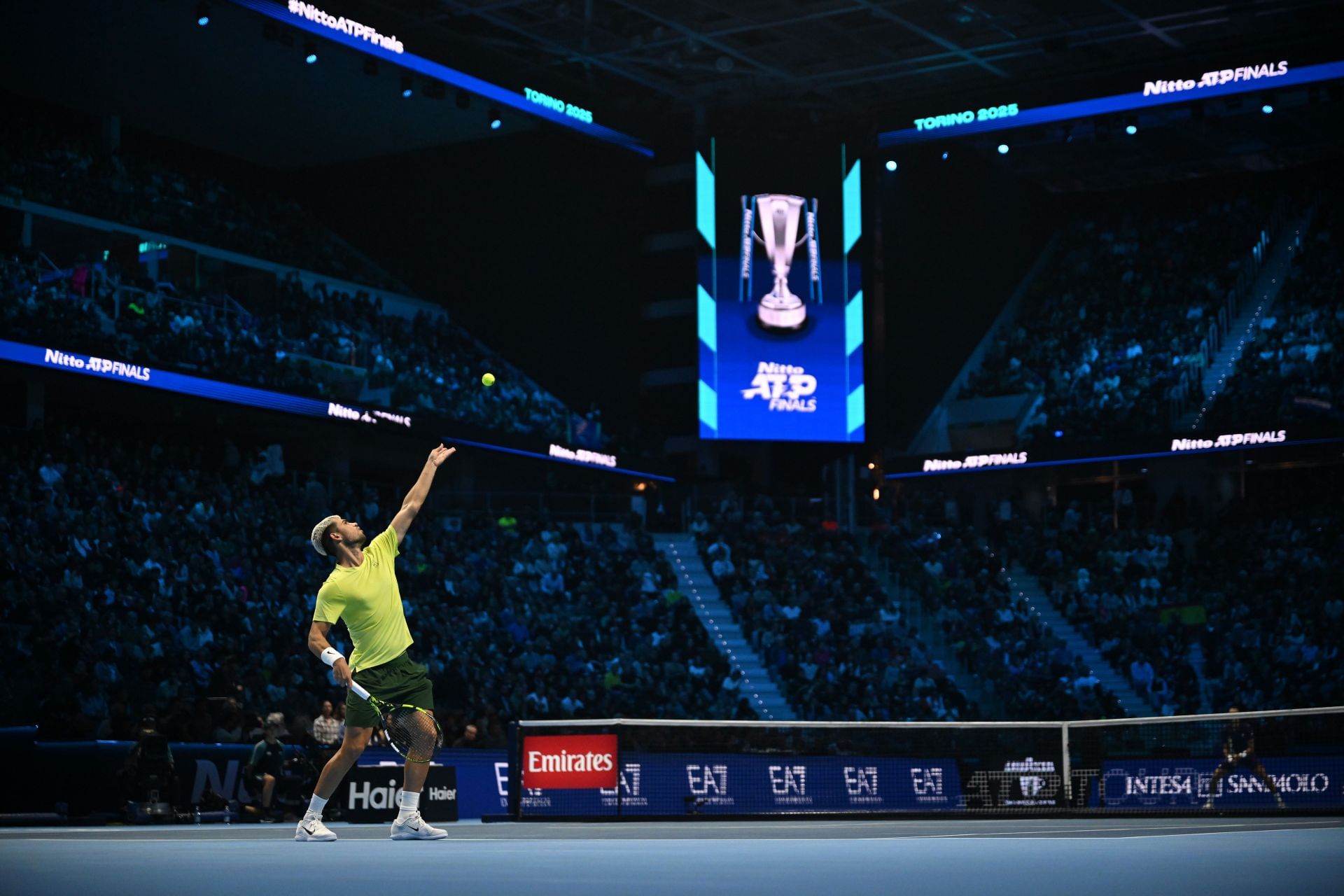 Alcaraz at the Nitto ATP Finals 2025 - Day 7 - Source: Getty