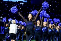 [WATCH] Lions cheerleaders show off tennis-core fashion makeover in "dark mode" for Week 12 game vs Giants