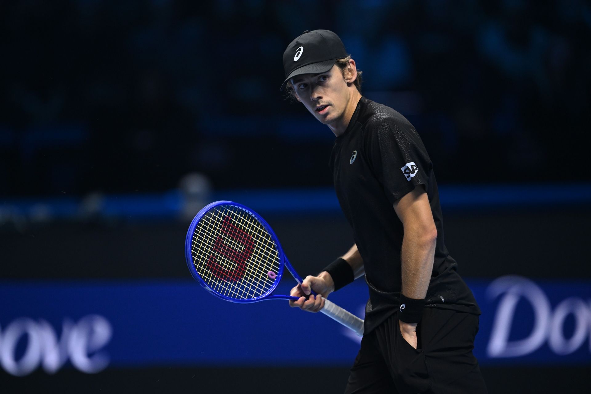 Lorenzo Musetti at the Nitto ATP Finals 2025 - Day 3 - Source: Getty