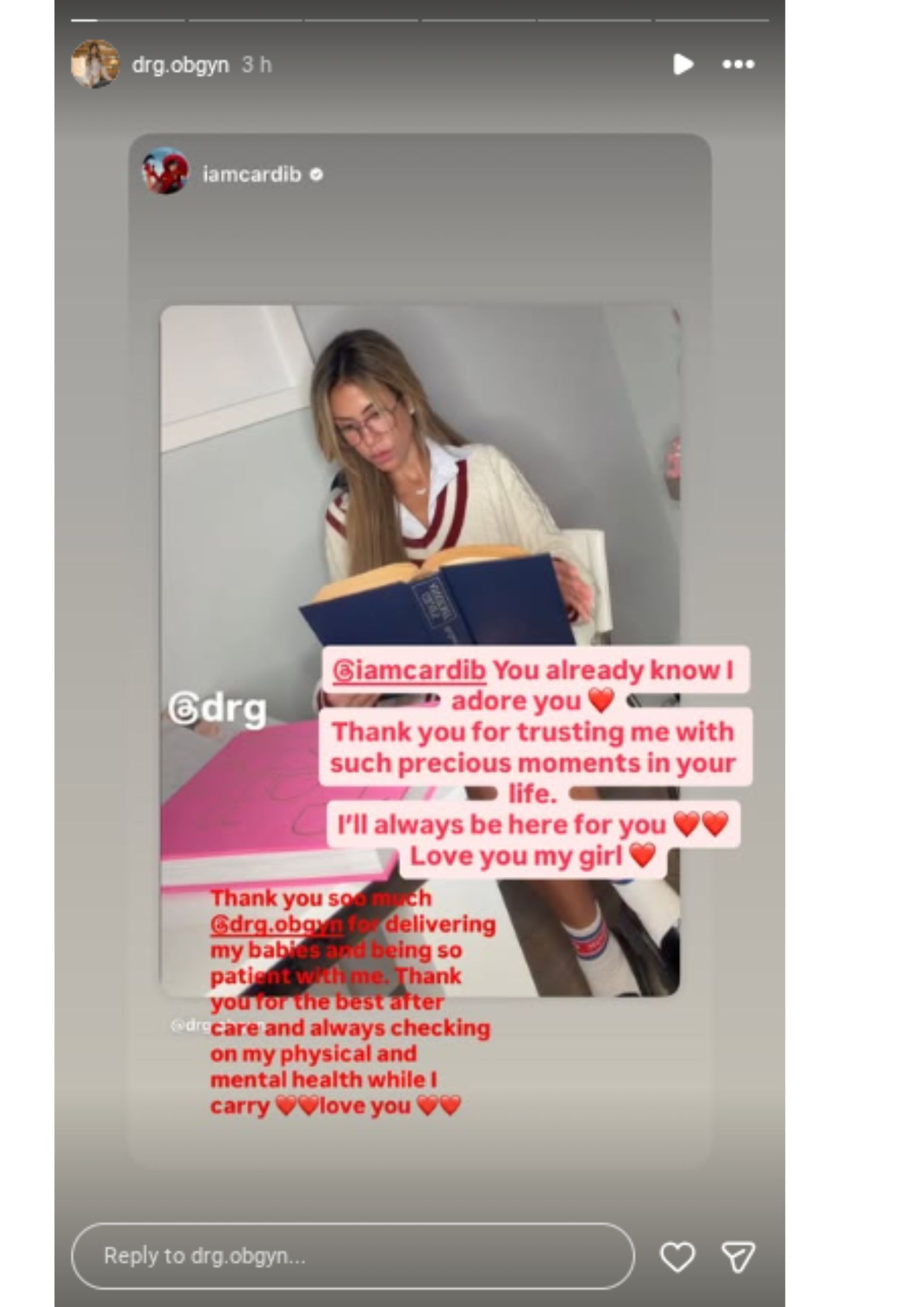 Source: (Via Instagram/ @iamCardiB)