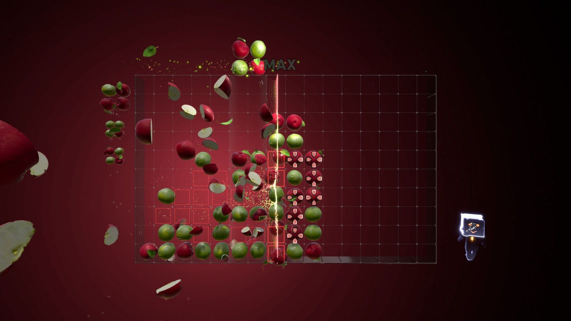 Lumines Arise is a visually stunning game on every frame (Image via Enhance)