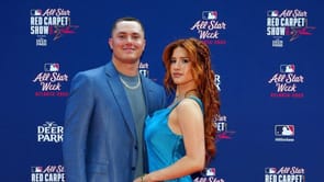 Adrian Morejon’s wife Melany's jacuzzi moment in bikini & furry cap sees hilarious cameo from Padres ace