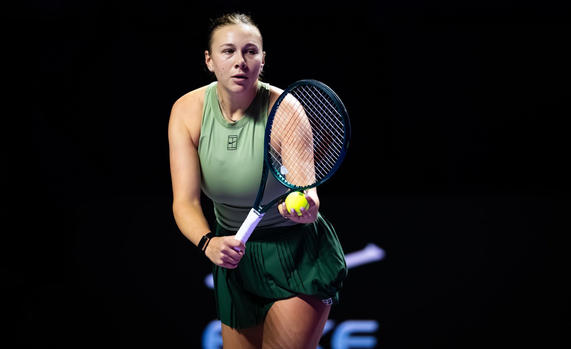 Amanda Anisimova tại WTA Finals 2025. (Ảnh: Getty)