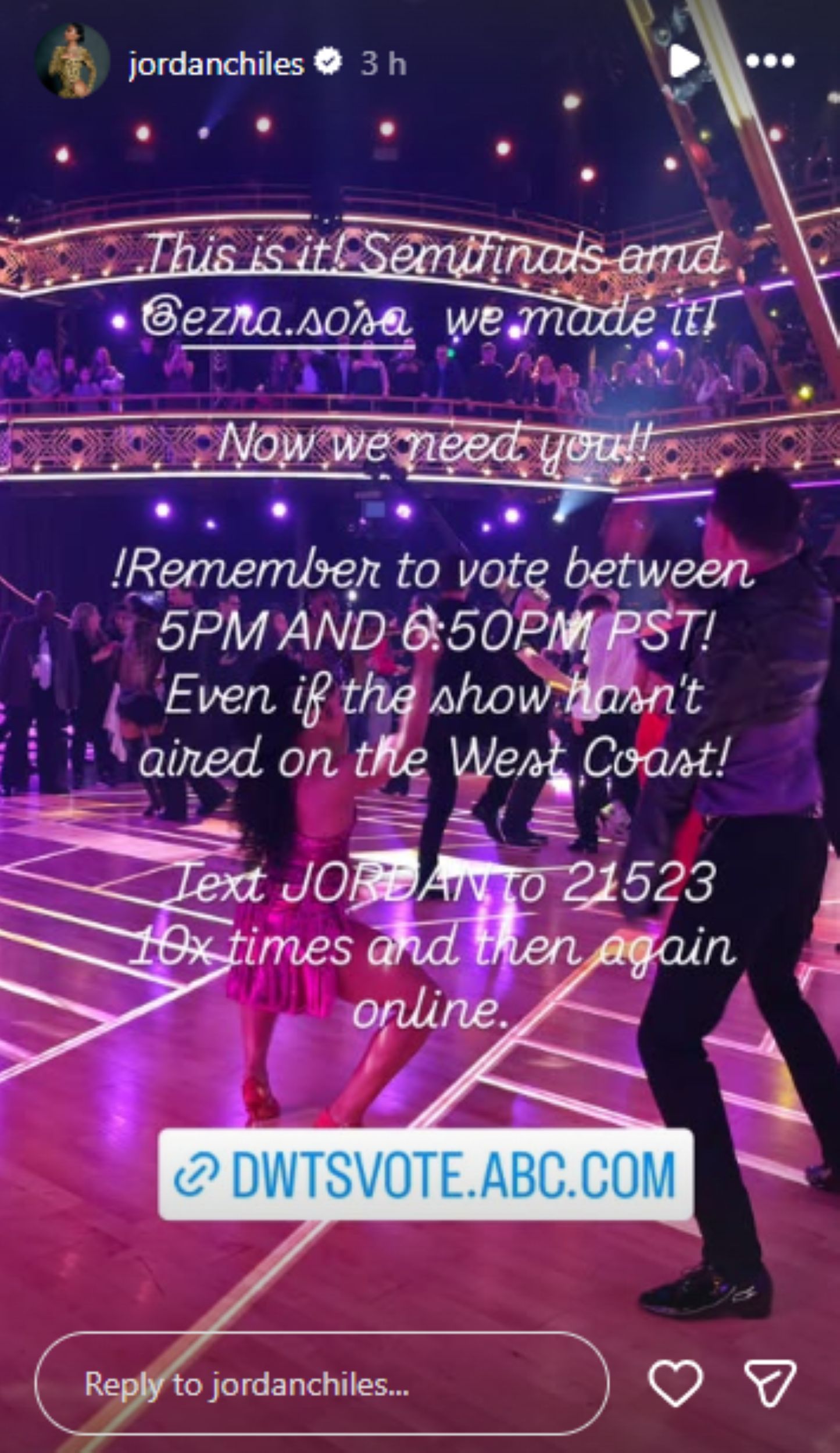 Screengrab of Jordan Chiles&#039; appeal through the Instagram story [Image Source : Jordan Chiles&#039; Instagram]