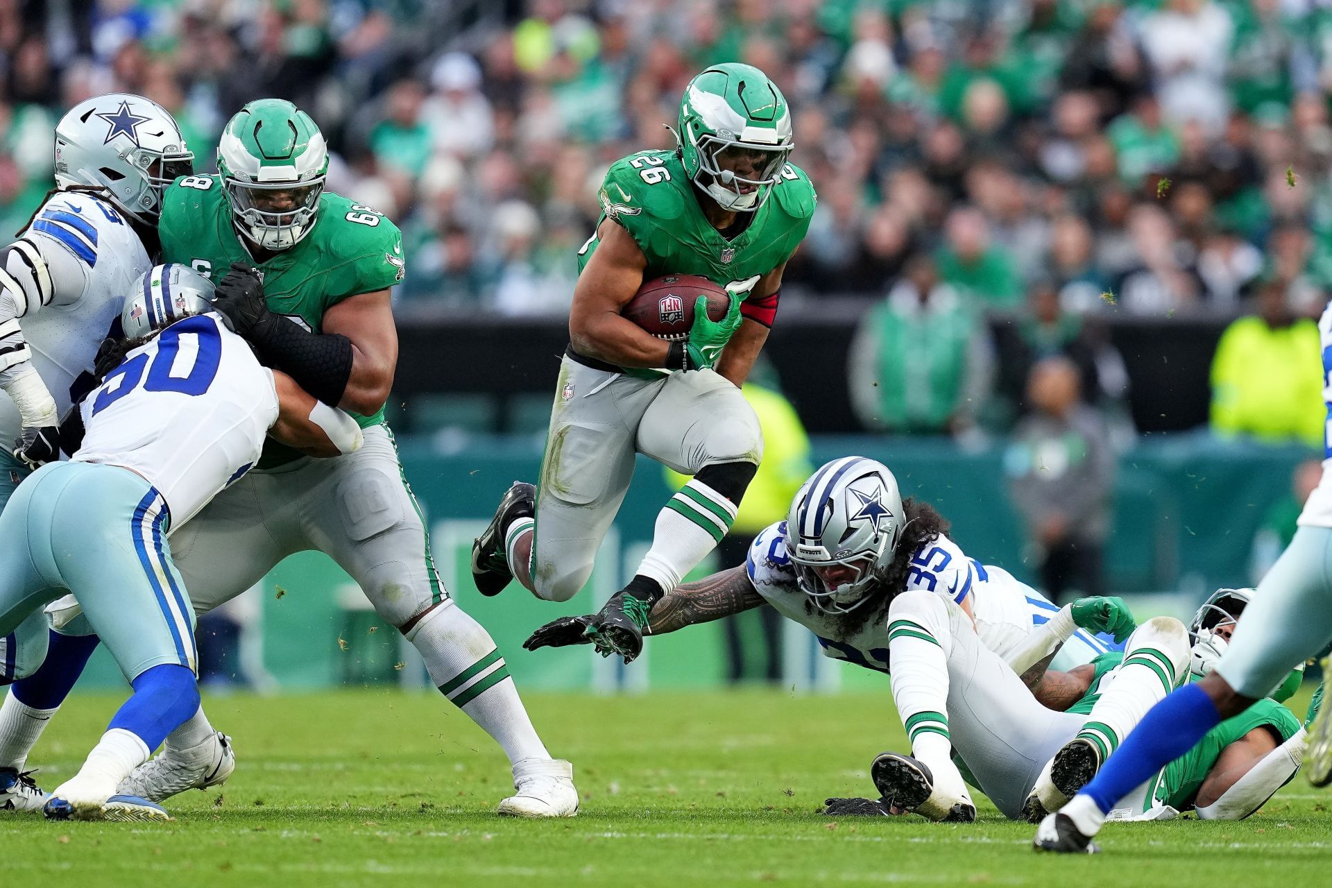 Philadelphia Eagles vs Dallas Cowboys projected starting lineup and