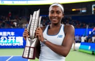 Gauff at the 2025 Wuhan Open - Day 9 - Source: Getty