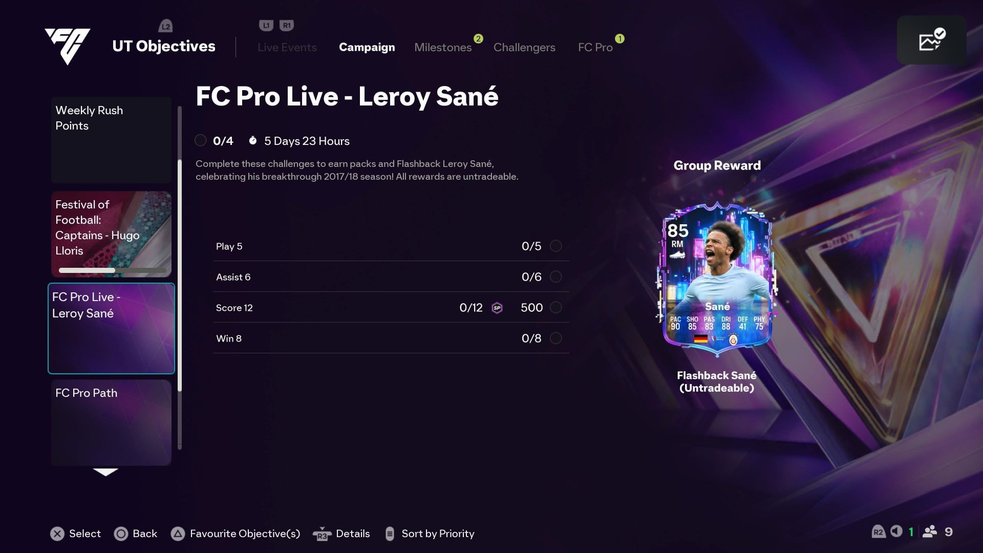 The objective (Image via EA Sports)