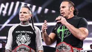 "Not impressed", "Old people, falling off ladders" - Decorated WWE team would "dog walk" The Hardy Boyz, claims 35-year-old star
