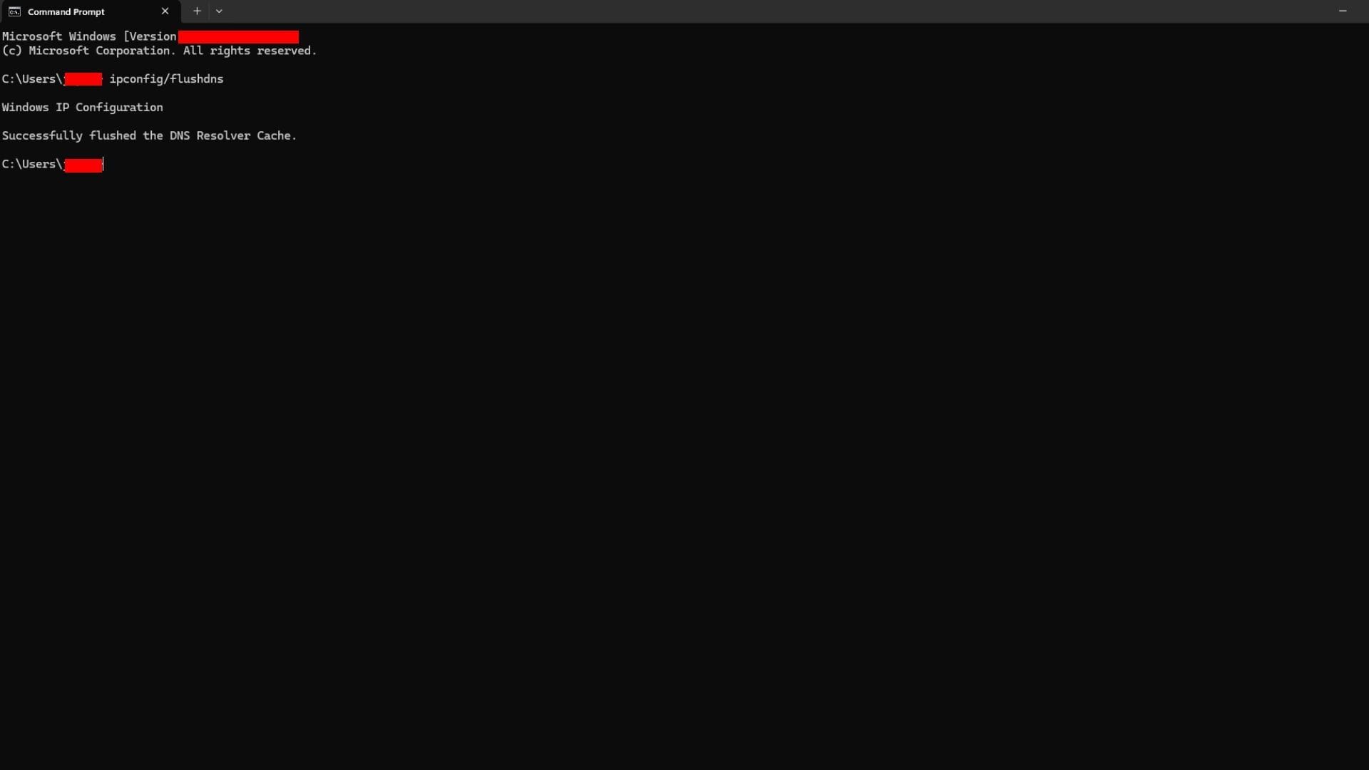 Flushing your DNS cache (Image via Sportskeeda Gaming)