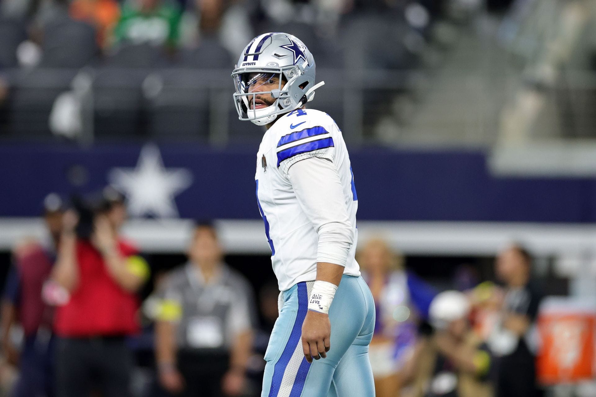 Dak Prescott at Philadelphia Eagles v Dallas Cowboys - NFL 2025 - Source: Getty