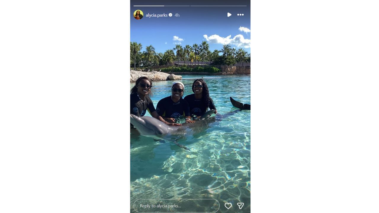 Alycia Parks' Instagram story