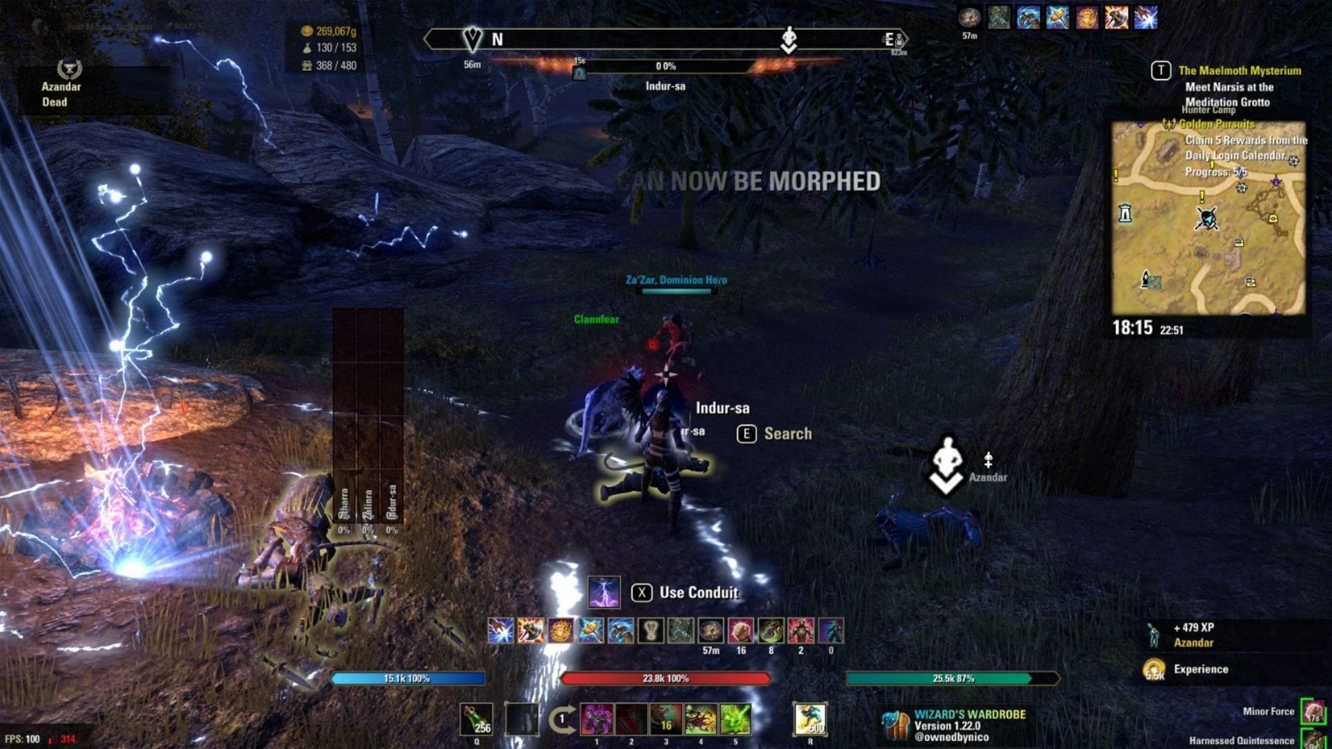 There are so many amazing combos you can make. In this case, Arcanist and Nightblade (Image via ZeniMax Online Studios)