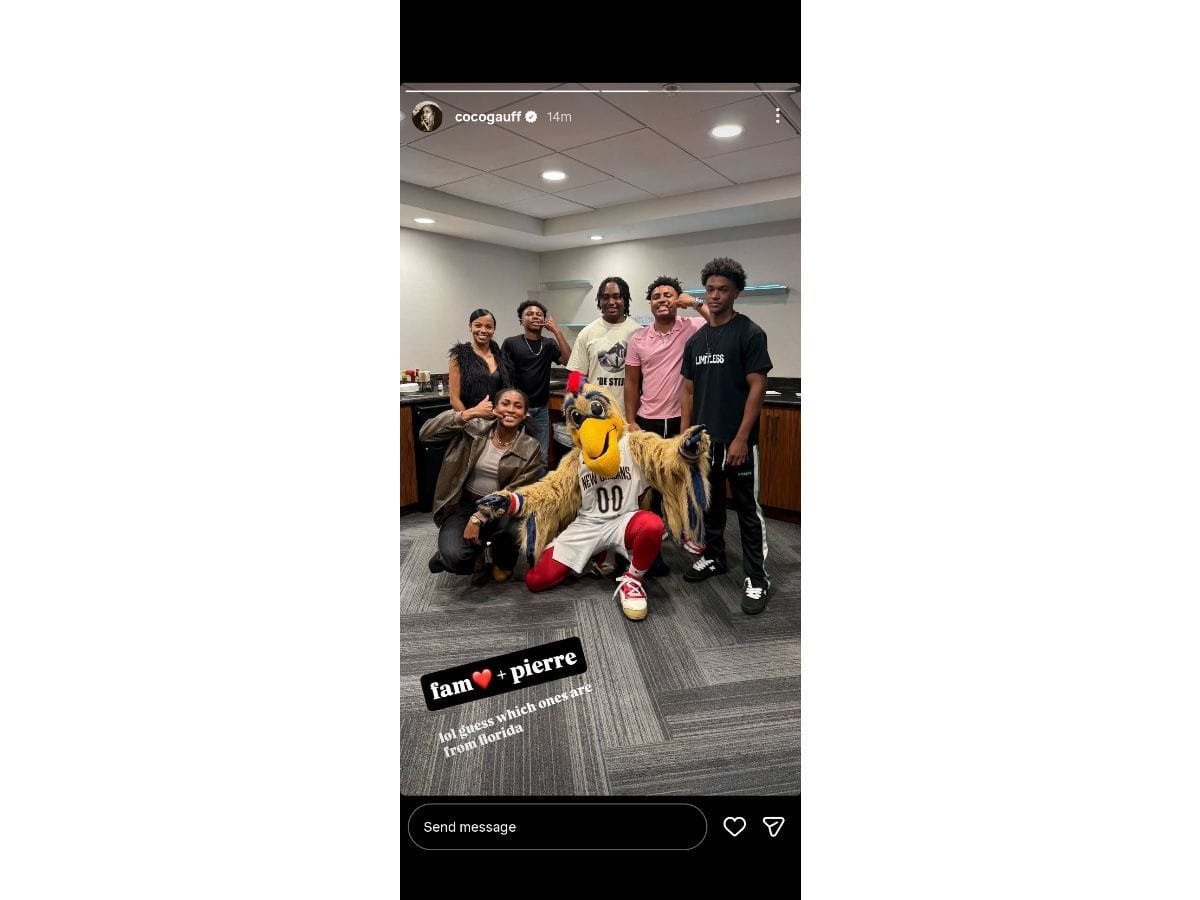 Gauff&#039;s Instagram story