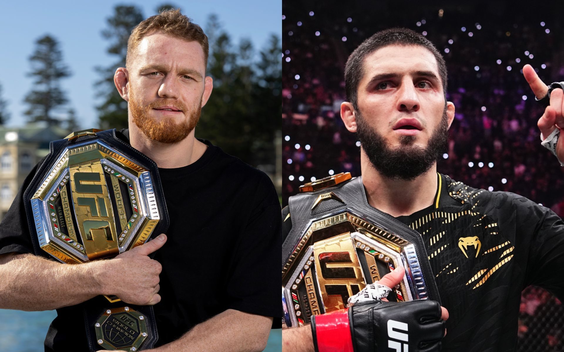 UFC vet breaks down Jack Della Maddalena (left) vs. Islam Makhachev (right) title fight. [Images courtesy: Getty Images]
