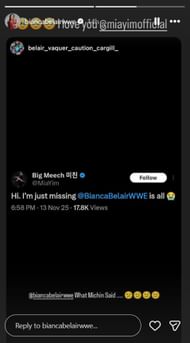 Bianca Belair has been missing for more than six months