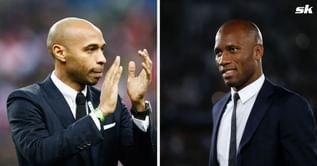 Chelsea legend Didier Drogba accepts challenge set by Thierry Henry to wear Arsenal merchandise if Gunners break Blues record