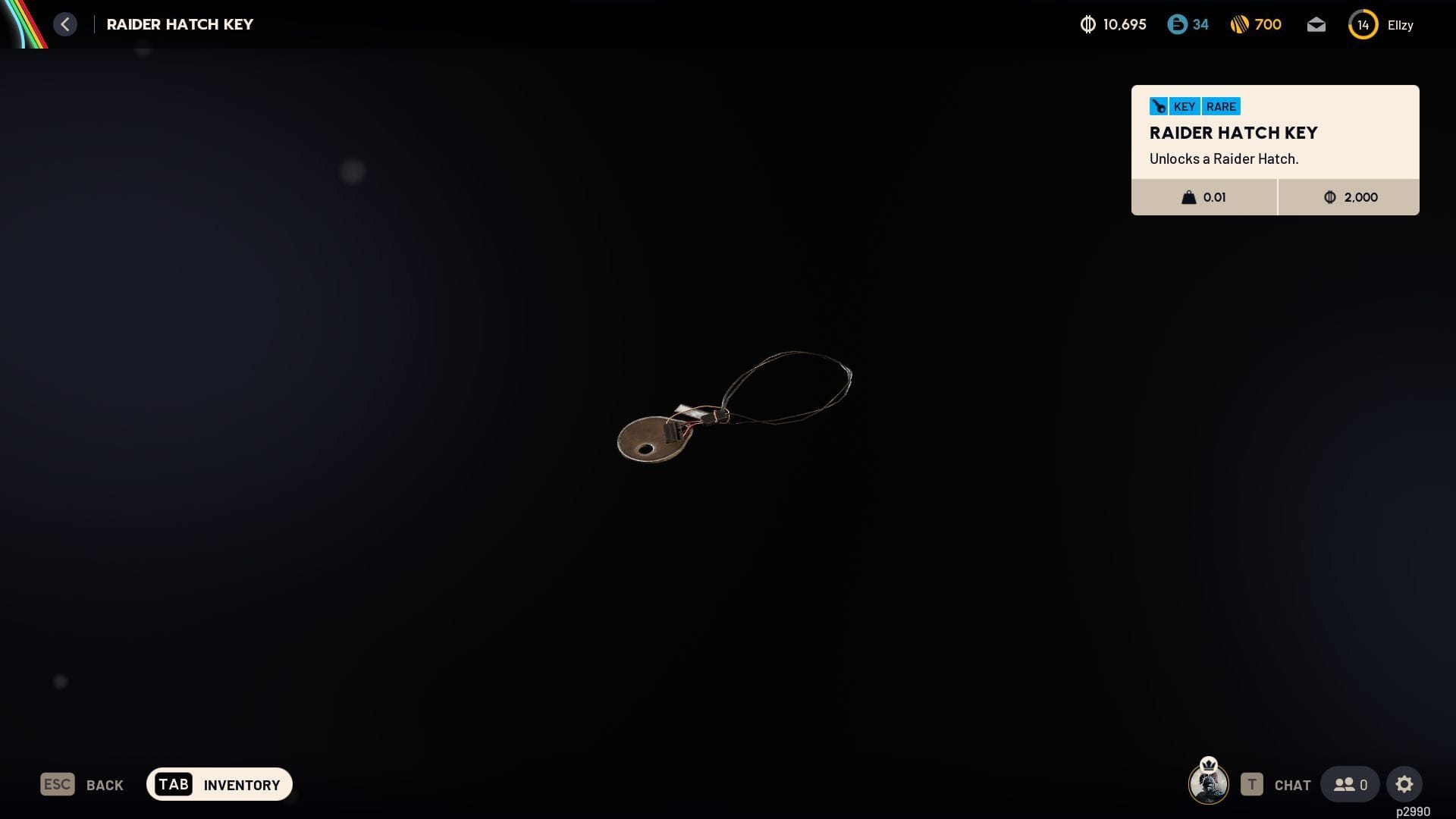 Raider Hatch key (Image via SK Gaming || Embark Studios)