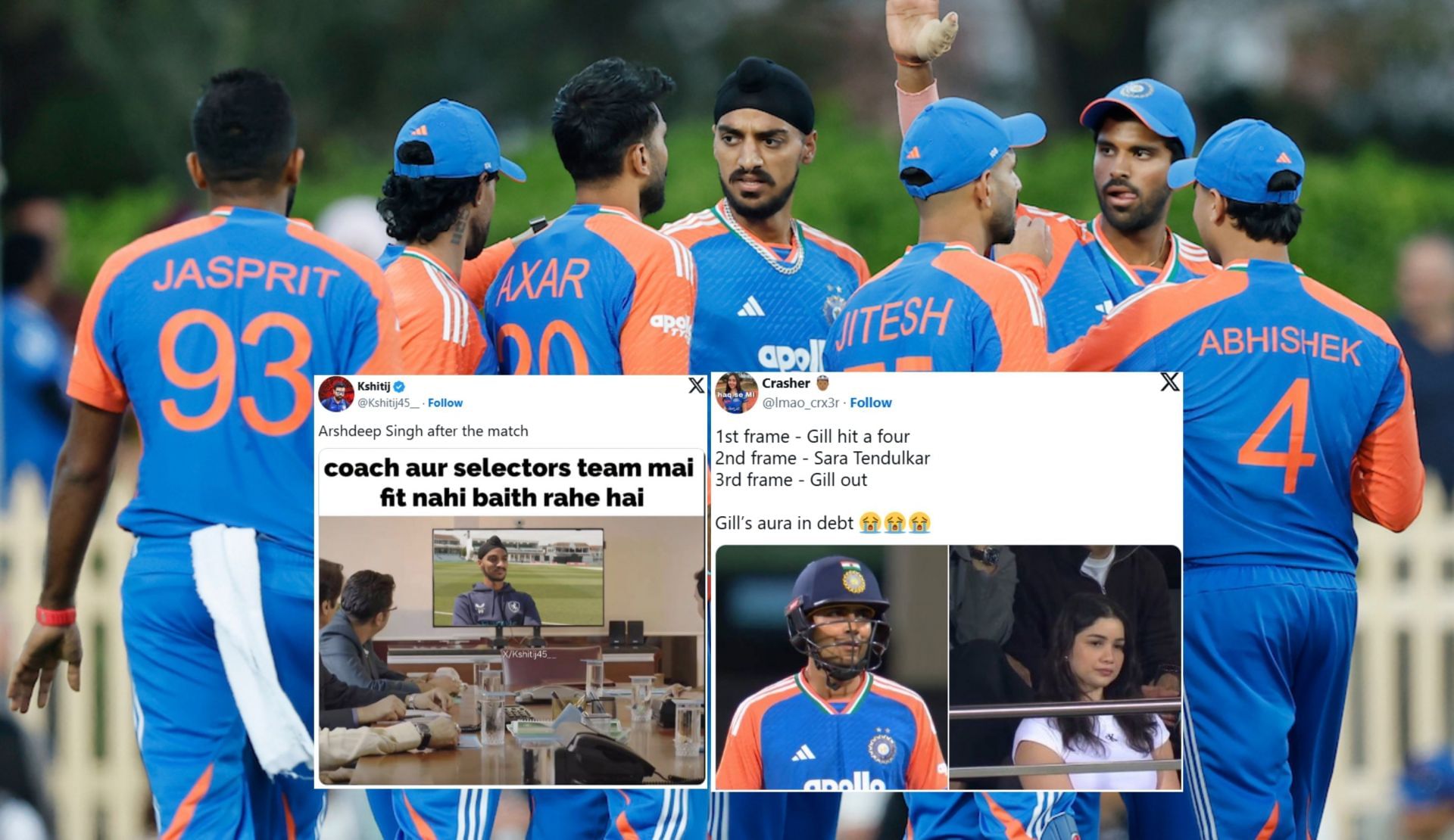 Fans react after India