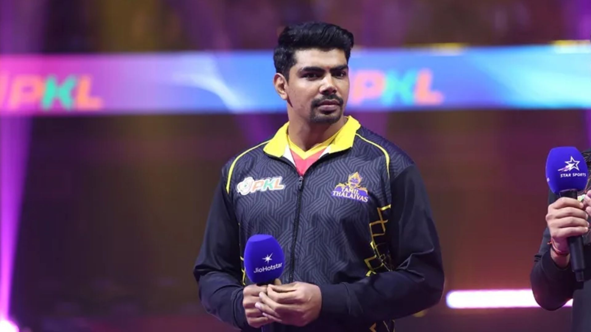 Star raider Pawan Sehrawat (Image Credits: PKL)