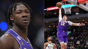 “Make Your Dunks Bum”: Lakers’ $5.9M Rookie Trolls Jake LaRavia On Botching Austin Reaves' Lob as Locker Room Chemistry Blooms