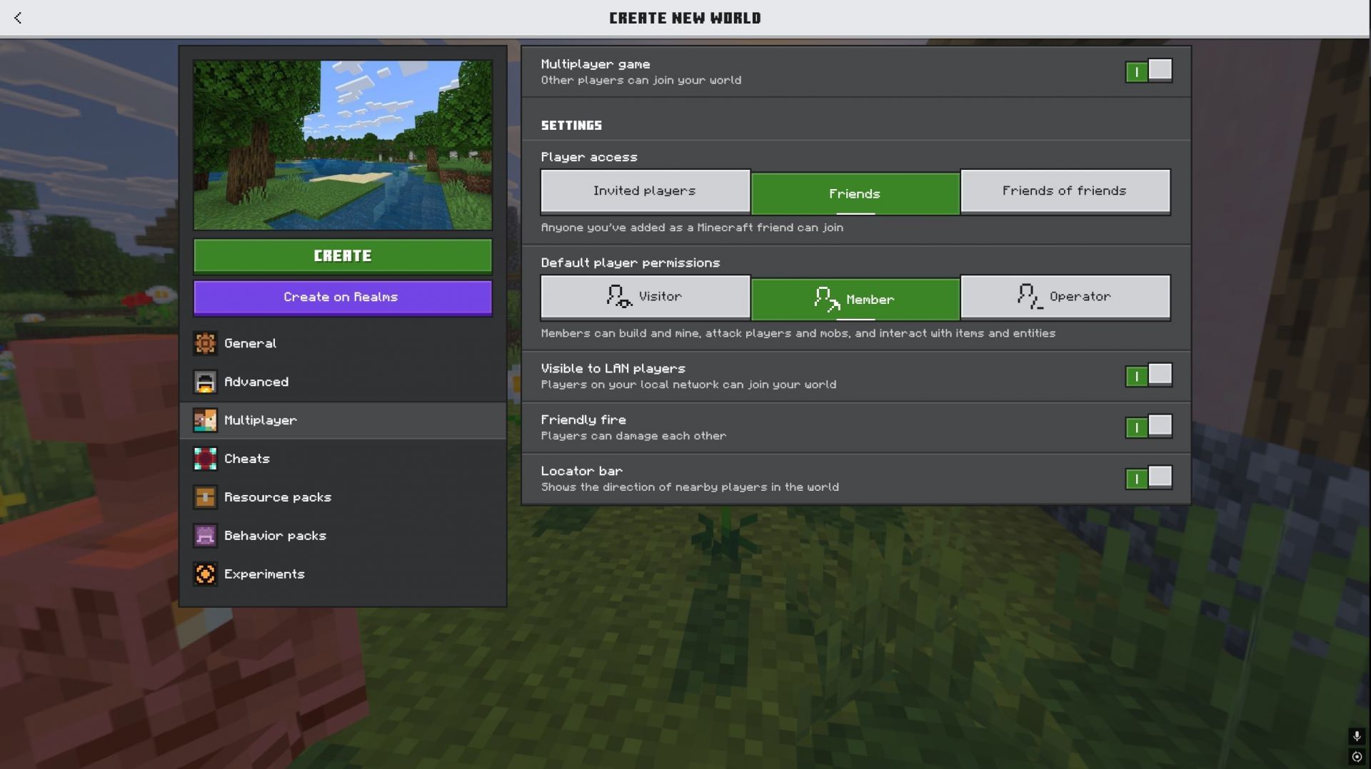 Multiplayer is a lot easier in Bedrock Edition (Image via Sportkeeda Gaming || Mojang Studios)