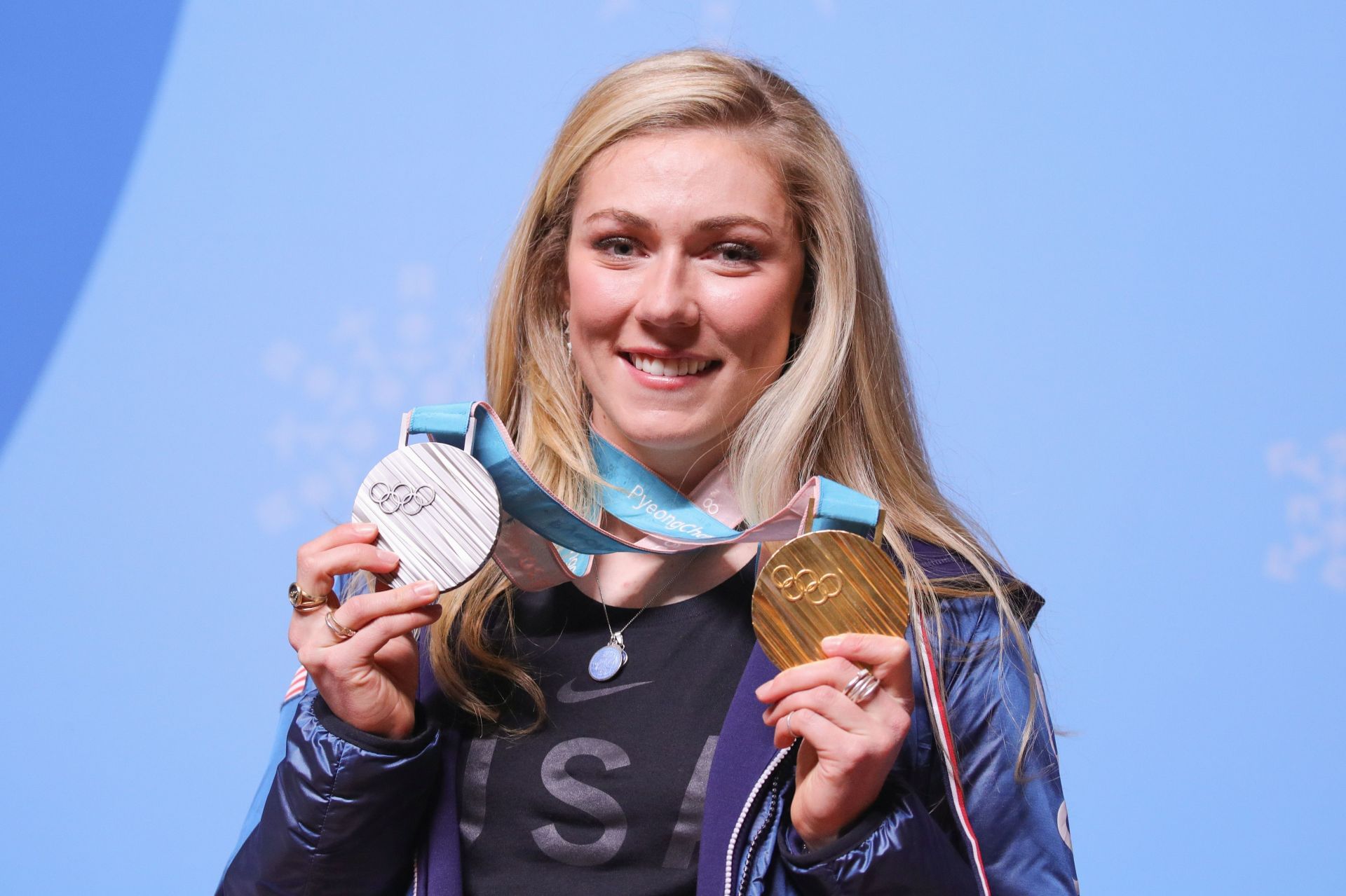 Mikaela Shiffrin at the PyeongChang Winter Olympics 2018 [Image Source: Getty] 