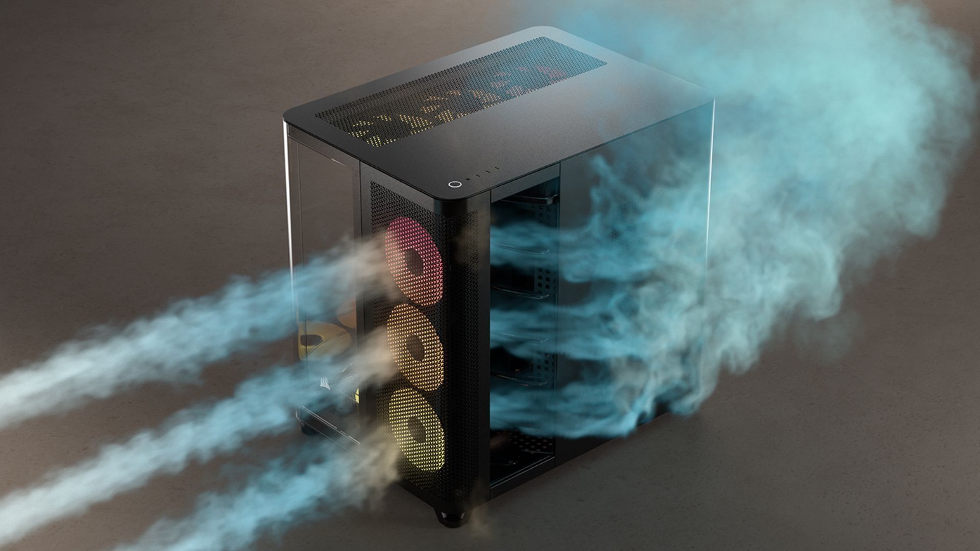 Corsair AIR 5400 has dual airflow ducts for better cooling (Image via Corsair)