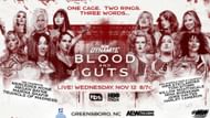 Match graphic for the Women's Blood and Guts match (Image Credits: All Elite Wrestling on X)