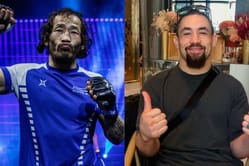 WATCH: Enkh-Orgil Baatarkhuu trains for Fabricio Andrade fight with Physical: Asia co-star Robert Whittaker