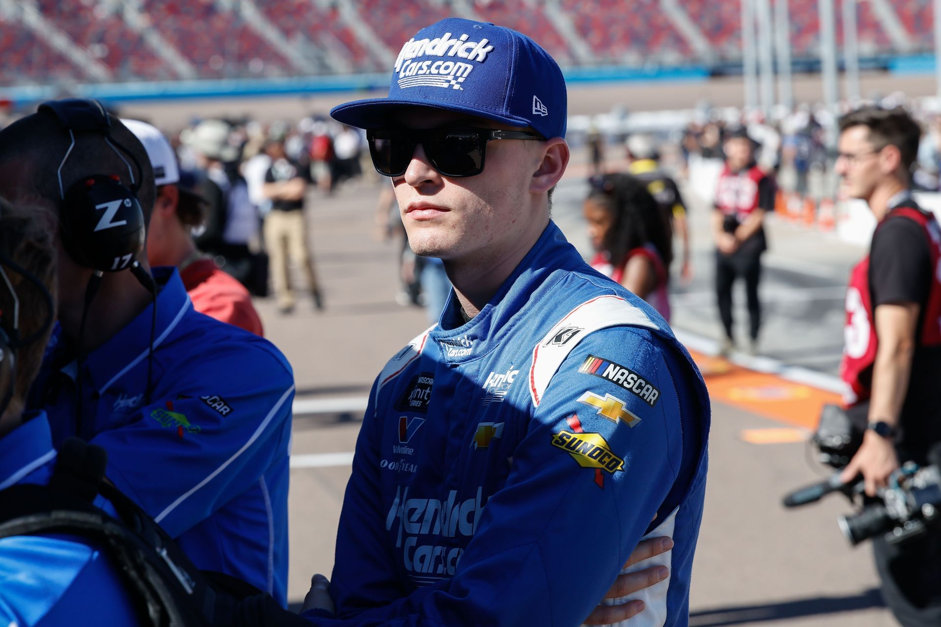 Corey Day (17 Hendrick Motorsports driver) at Phoenix Raceway. Source: Getty