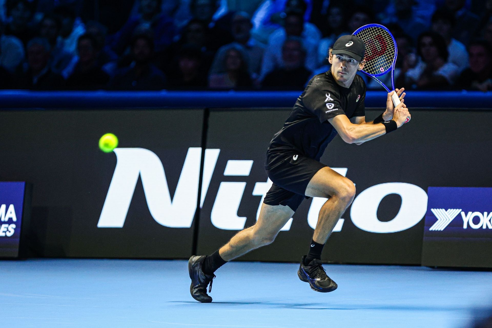Alex de Minaur at the ATP Finals 2025. (Photo: Getty)