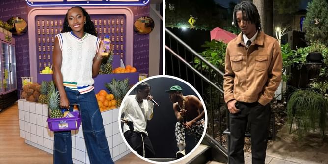 PICTURES: Coco Gauff & boyfriend Jalen Sera get ready to groove at A$AP Rocky, Tyler, The Creator-headlined Camp Flog Gnaw Carnival