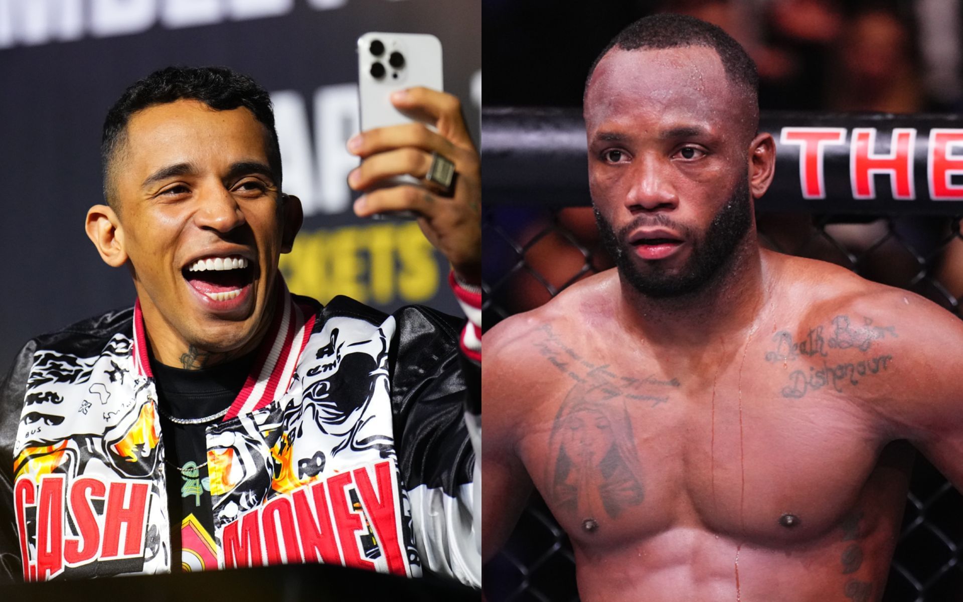 Welterweight contender previews Leon Edwards (right) vs. Carlos Prates (left) fight. [Images courtesy: Getty Images]