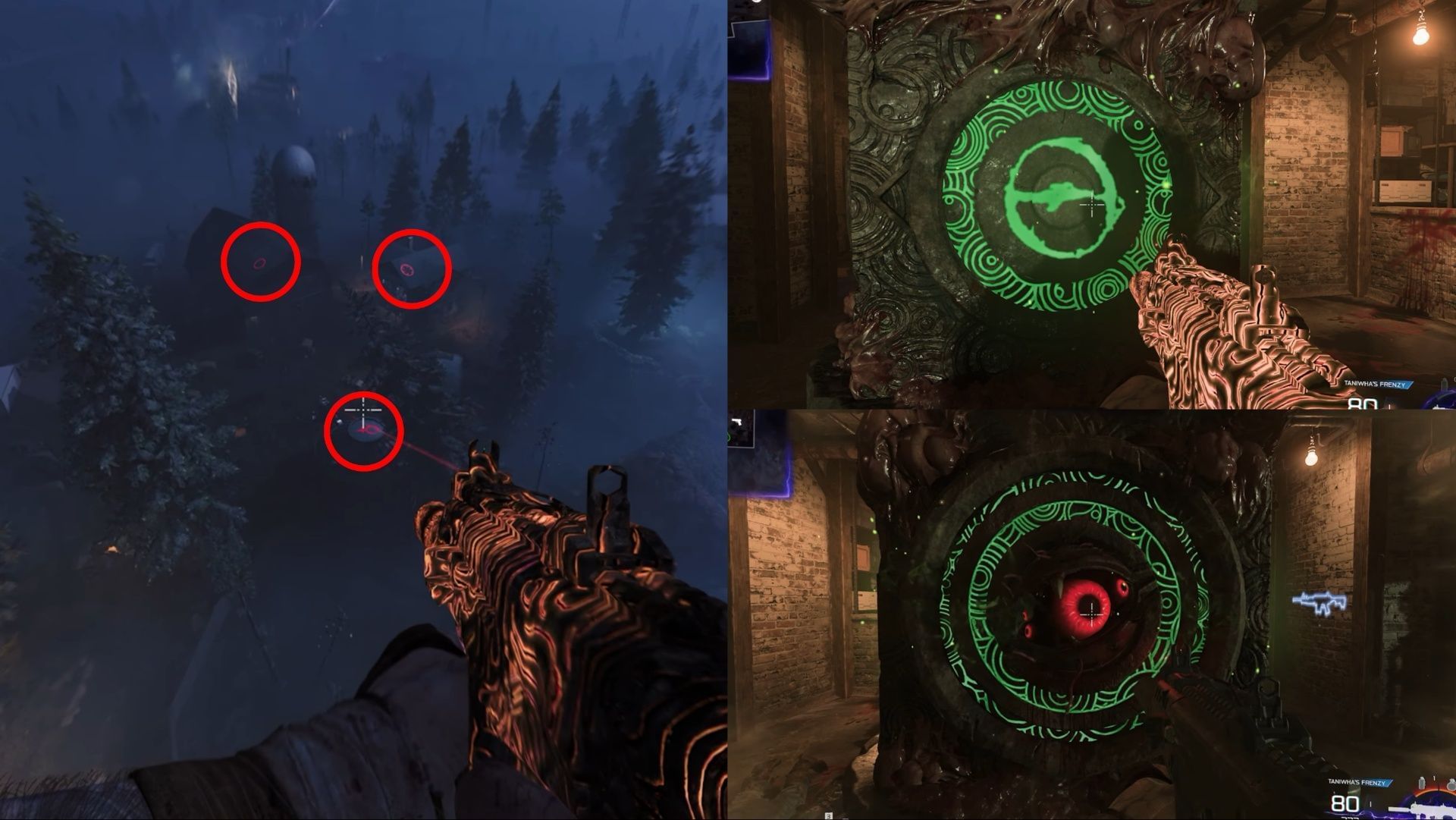 Activate the box by putting the proper ruinic symbols in Black Ops 7 Zombies Ashes of the Damned (Image via Activision || YouTube/MrRoflWaffles)