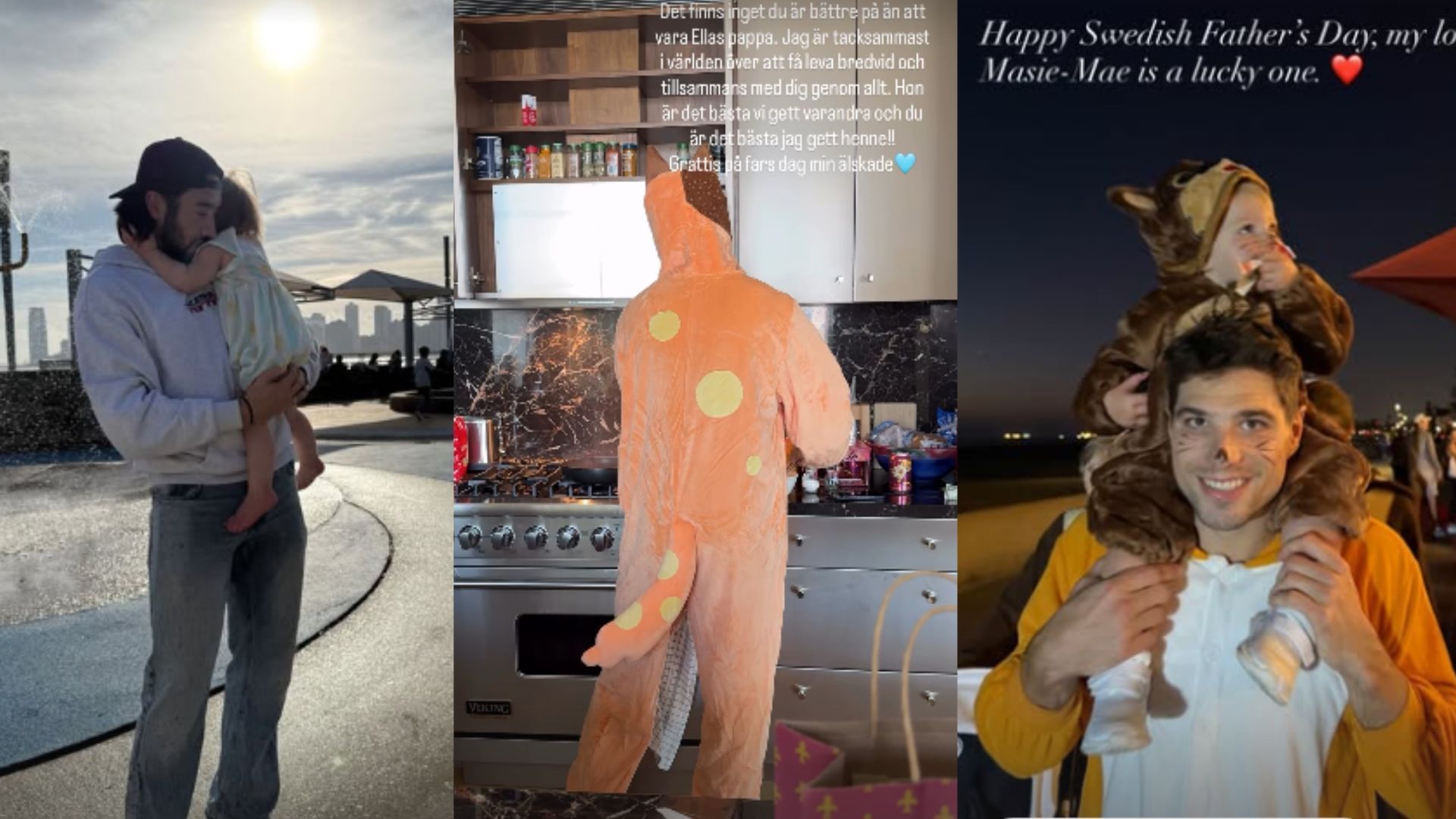 NHL Swedish Father's Day: Mika Zibanejad, Kevin Fiala and other Swedes receive loving messages from their partners on special occasion