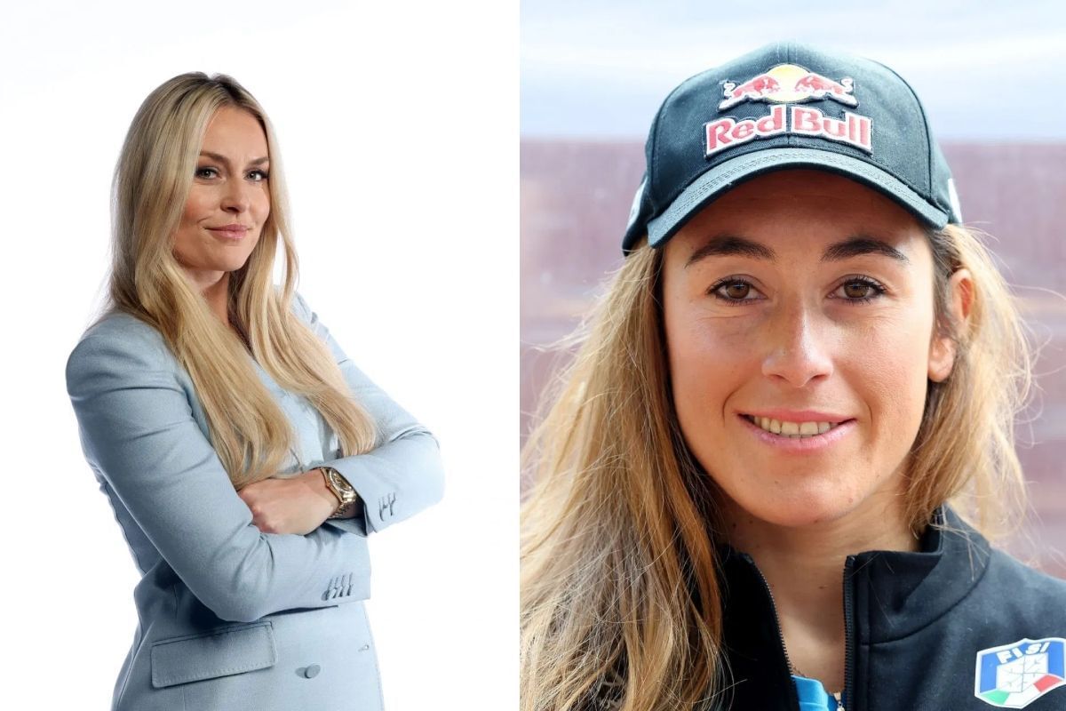 Lindsey Vonn and Sofia Goggia - Source: getty