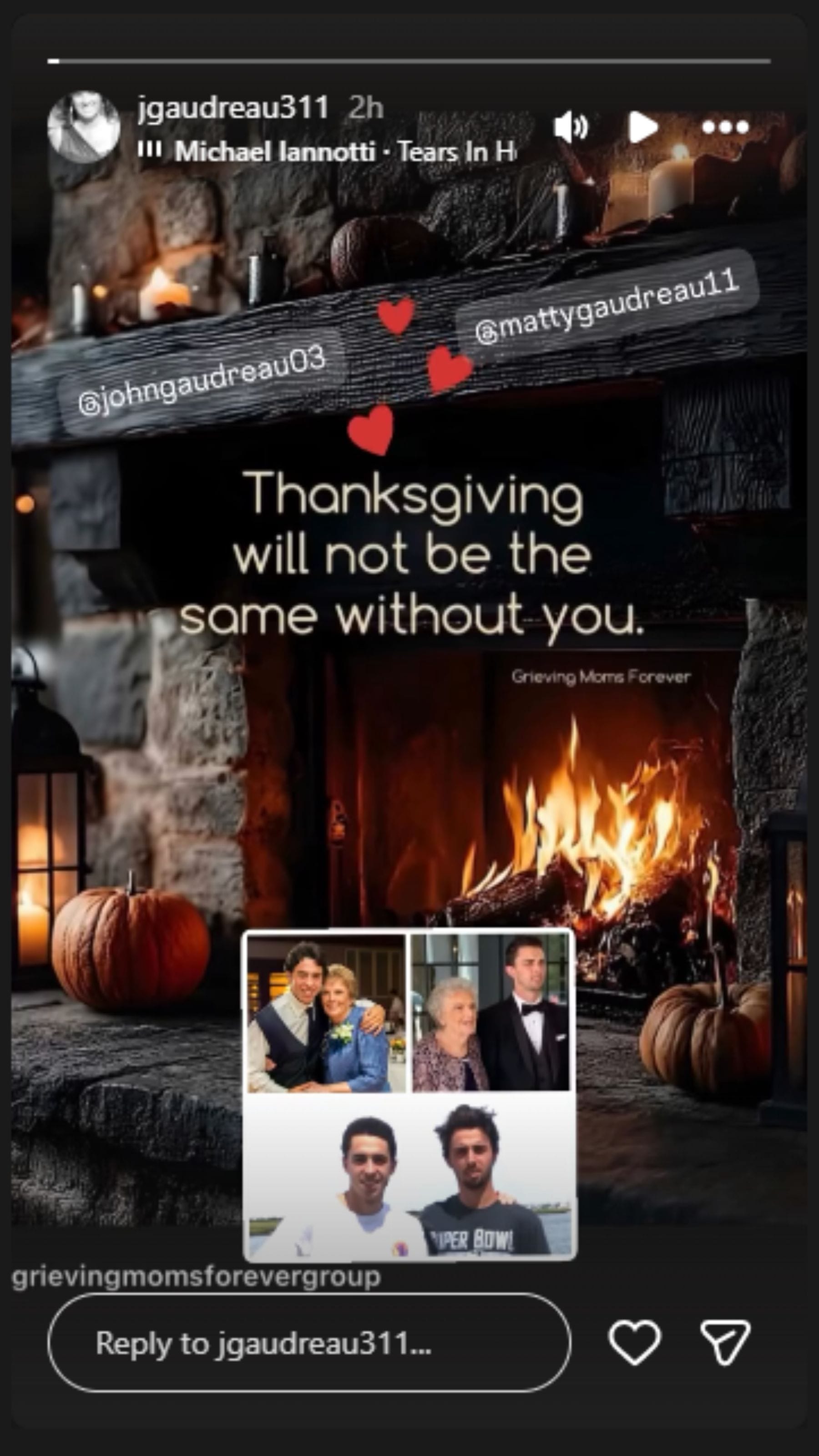 via Instagram/ @jgaudreau311/