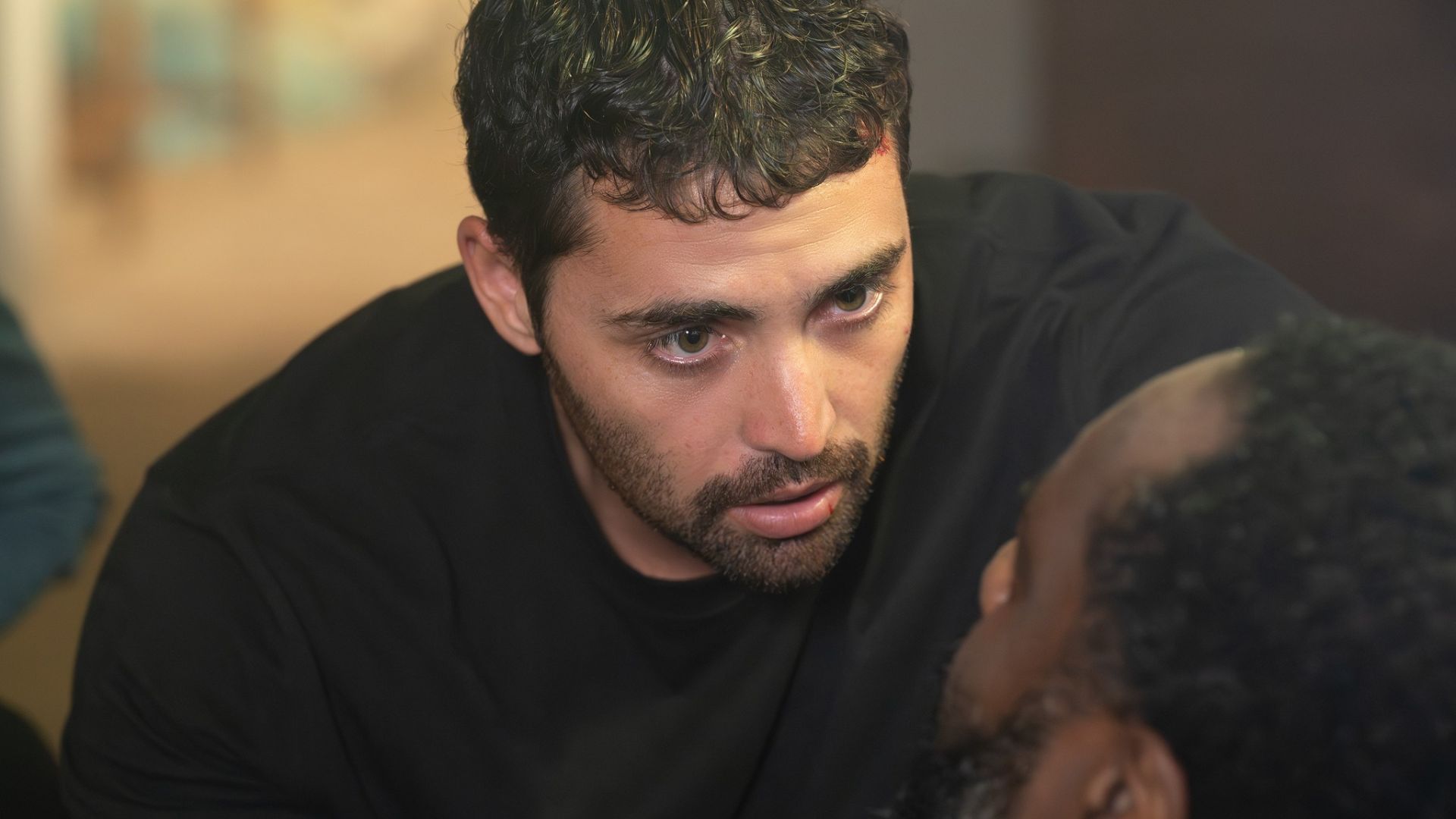 Torres helps Morgan (Image via One Chicago/Facebook)