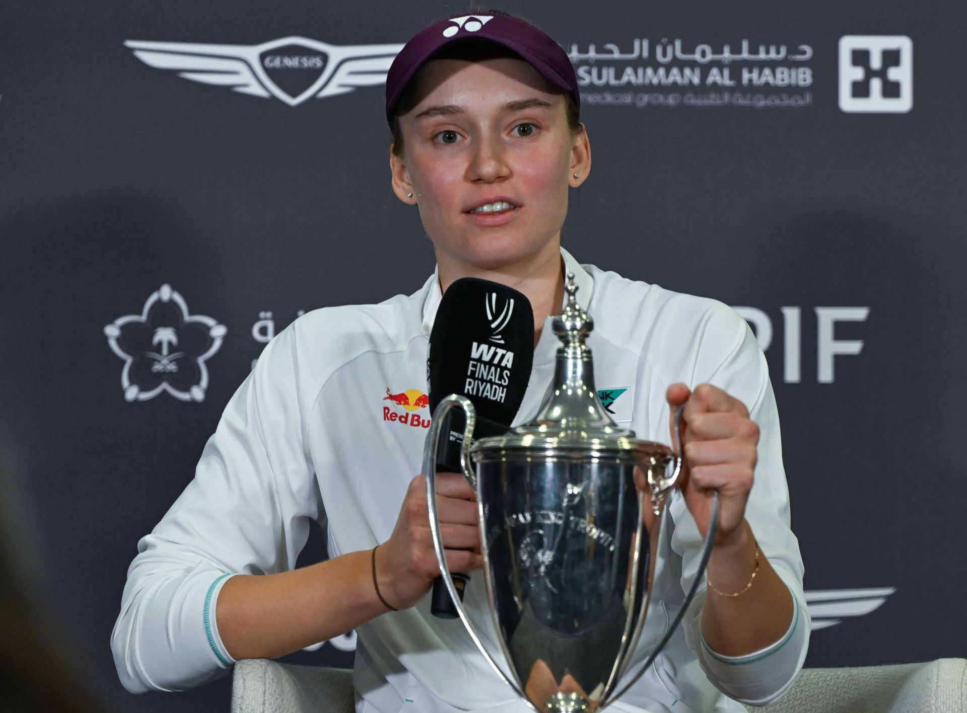 Rybakina at the WTA Finals 2025 (Image Source: Getty) 