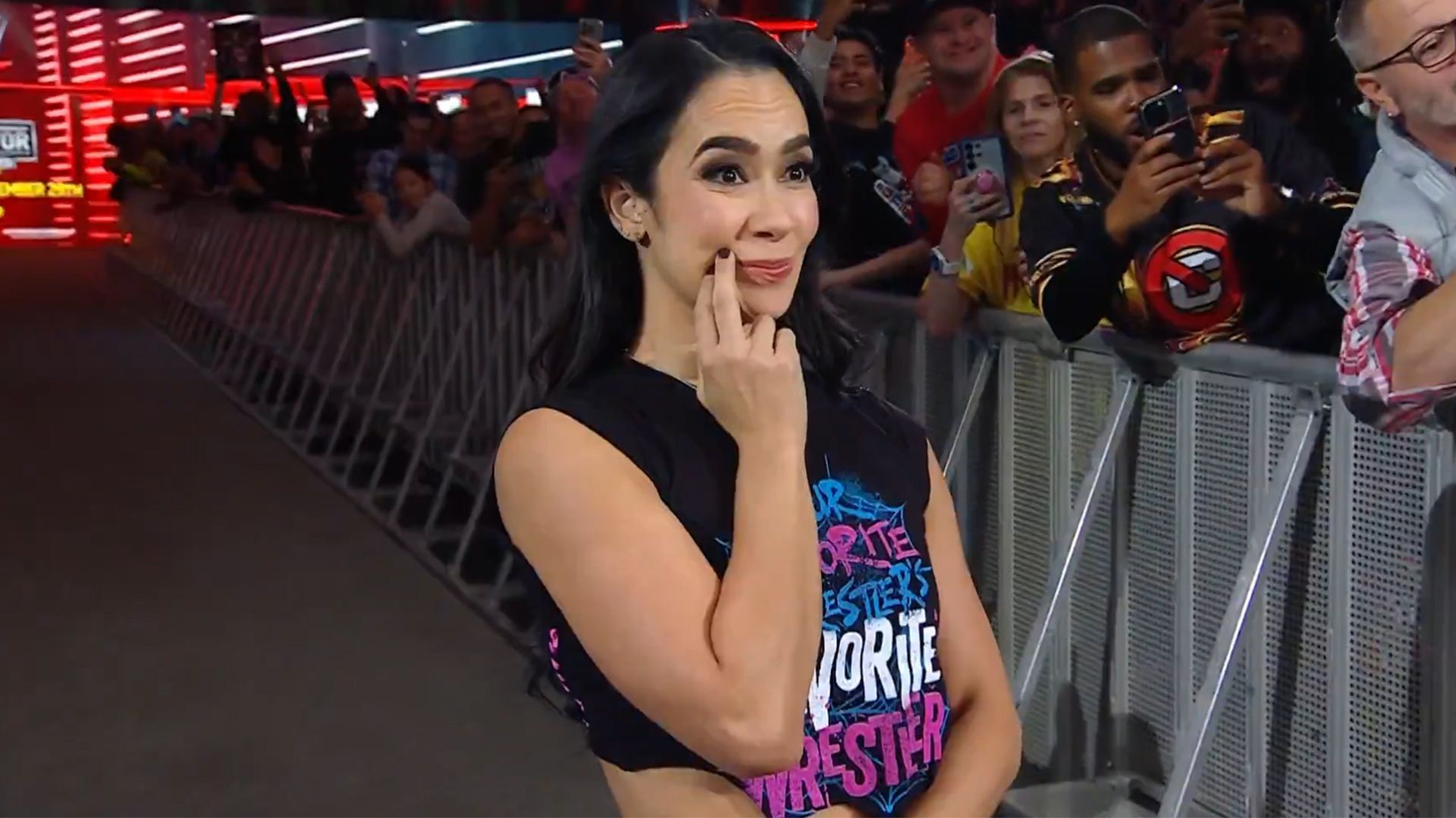 AJ Lee is back! [Image credits: WWE on X]
