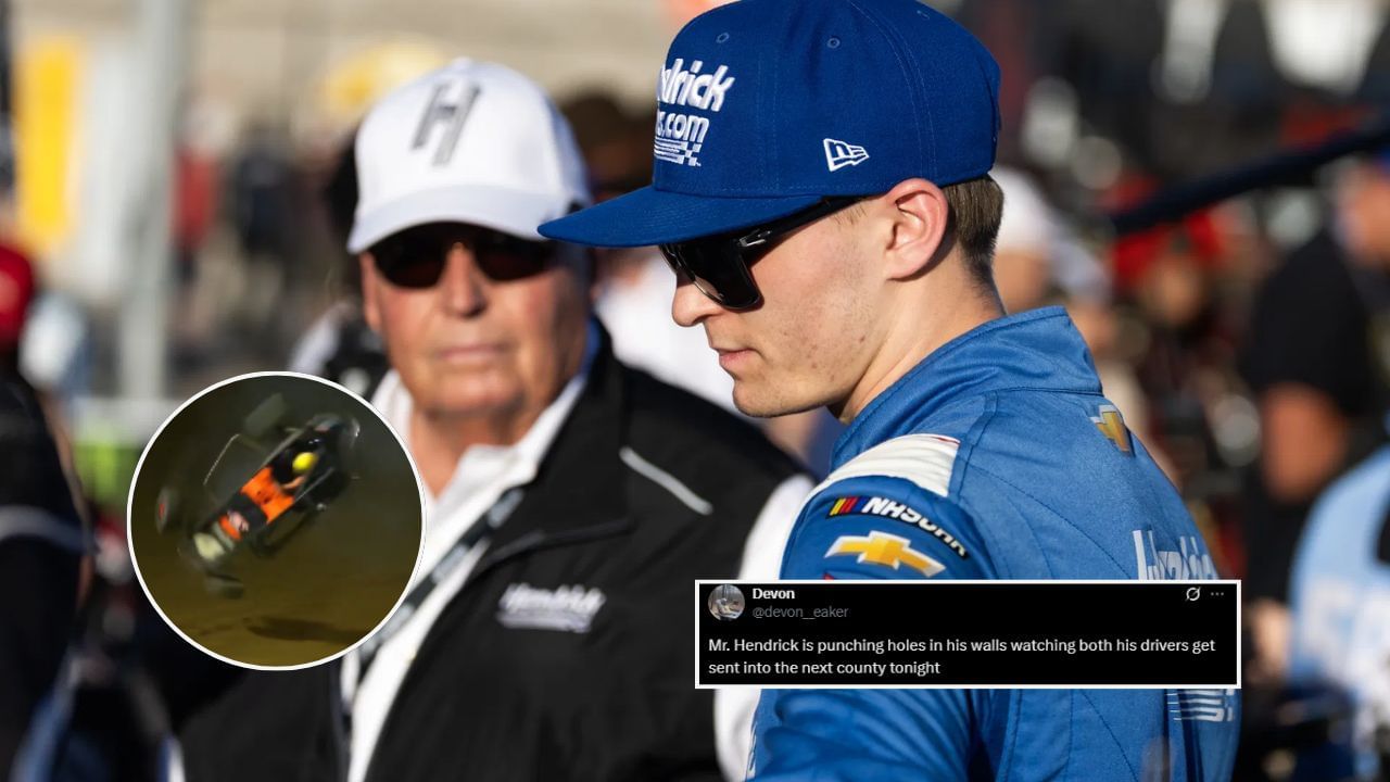 NASCAR fans react to Kyle Larson and Corey Day . Images via Imagn, 