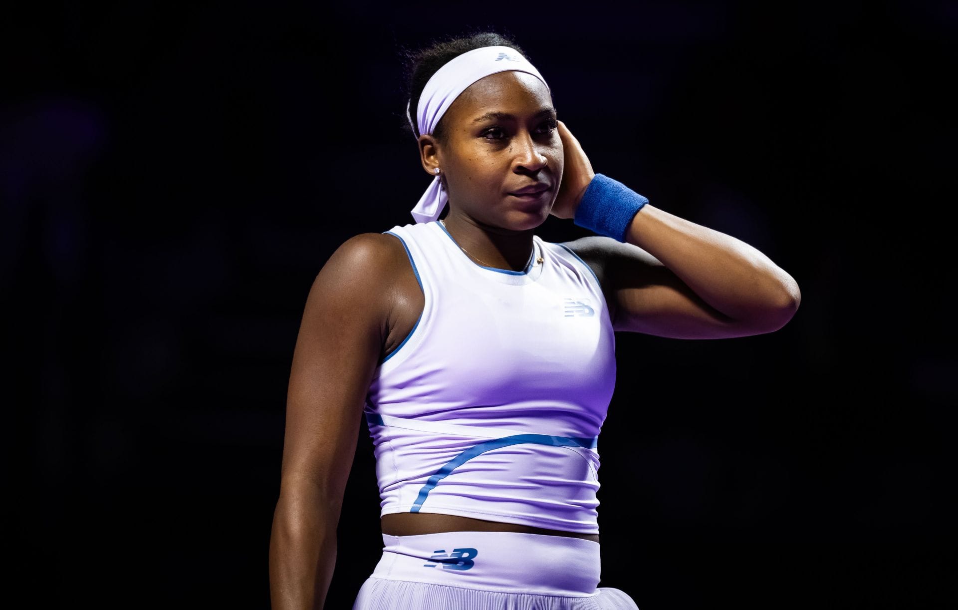 Gauff at the WTA Finals 2025 - Day 4 - Source: Getty