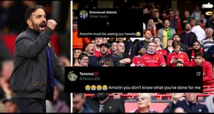 “Amorim must be seeing our tweets” - Manchester United fans celebrate as 26-year-old star misses out on starting line-up vs Tottenham