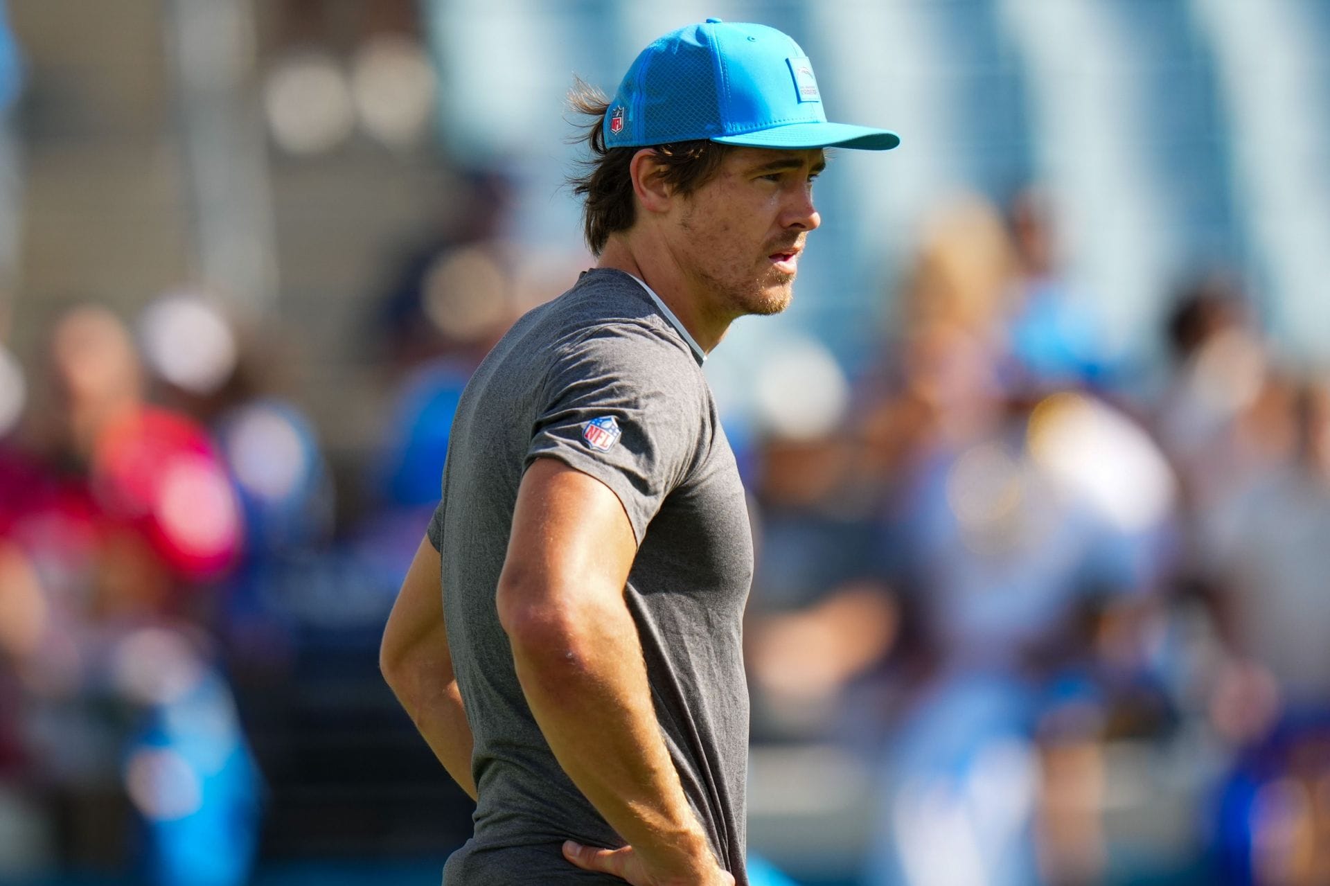 Rozohrávač Justin Herbert z Los Angeles Chargers – NFL 2025 – Zdroj: Getty