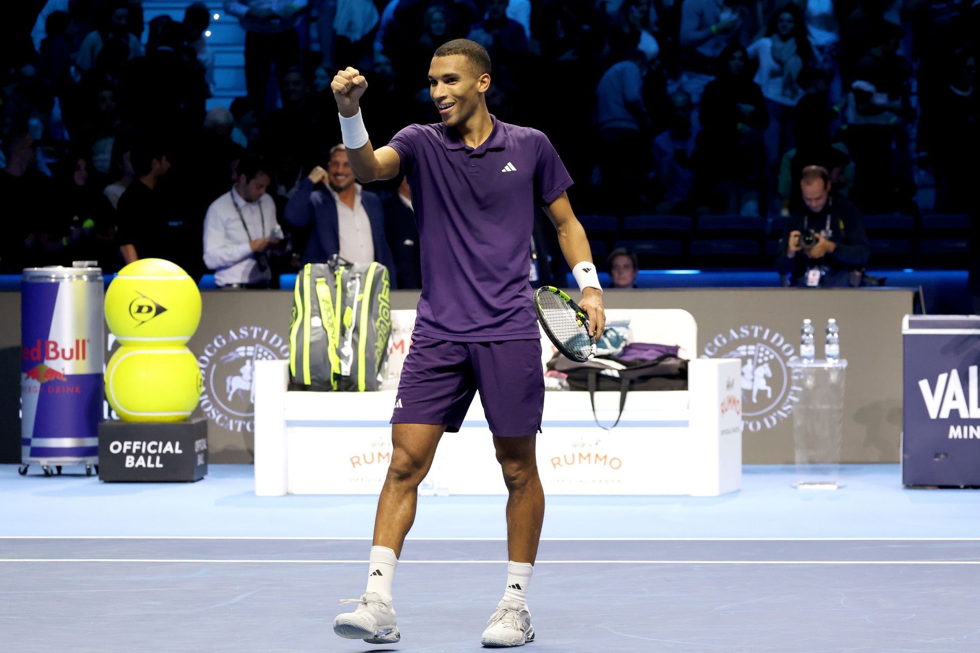 Felix Auger-Aliassime at the ATP Finals 2025. (Photo: Getty)