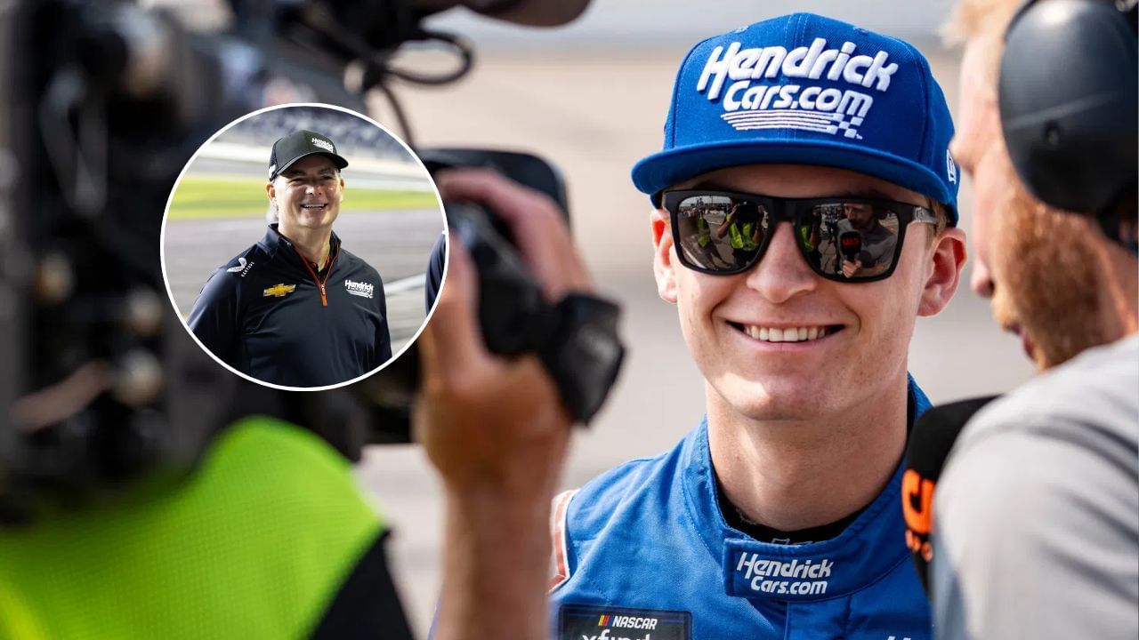 Corey Day during NASCAR Xfinity Series qualifying at Iowa Speedway on Aug. 2, 2025. Images via Imagn.