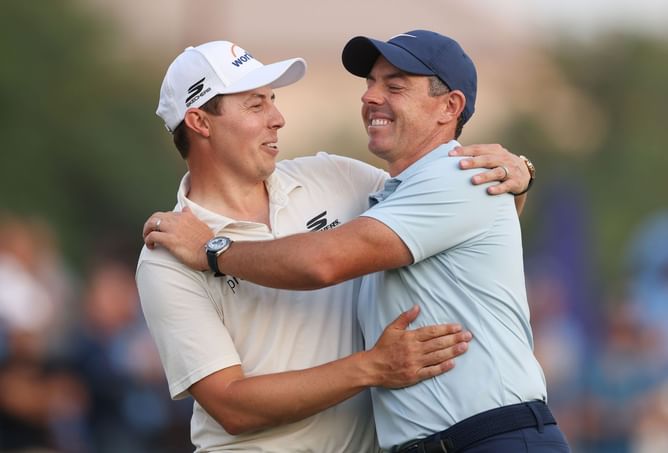 Matt Fitzpatrick dubs rival the ‘best player in the world’ amid DP World Tour Championship celebrations