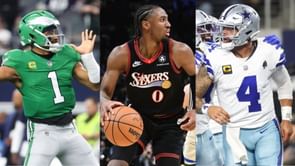 76ers star Tyrese Maxey trolls Eagles as Jalen Hurts and Co. blow 21-point lead to Cowboys in embarrassing loss