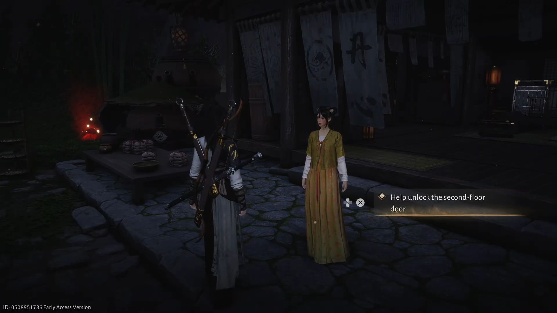 Ask Yaoyao to unlock the second floor (Image via NetEase Games)