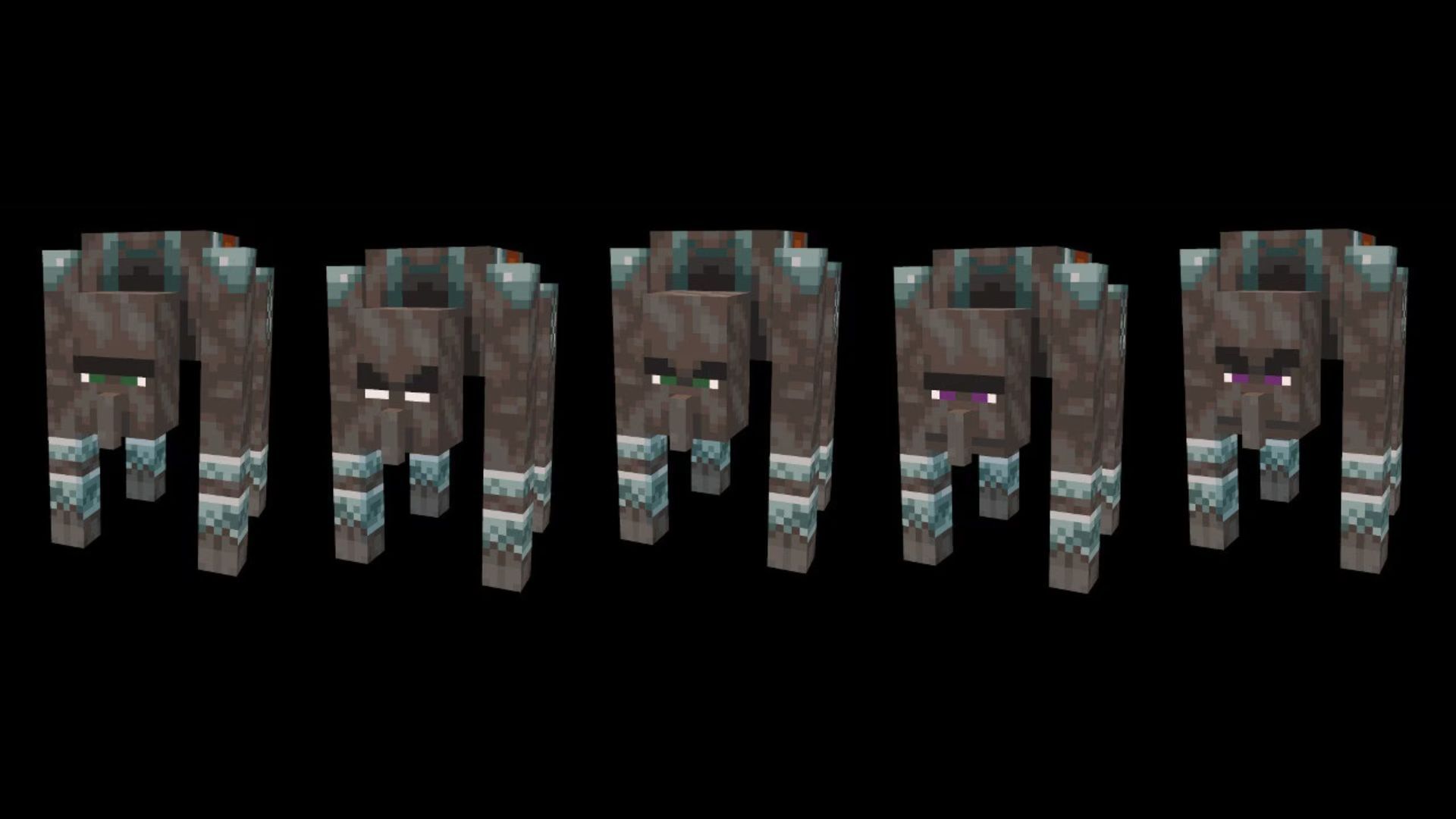 Early designs of the ravager shows it to look more like the illager mob in Minecraft (Image via Mojang Studios)